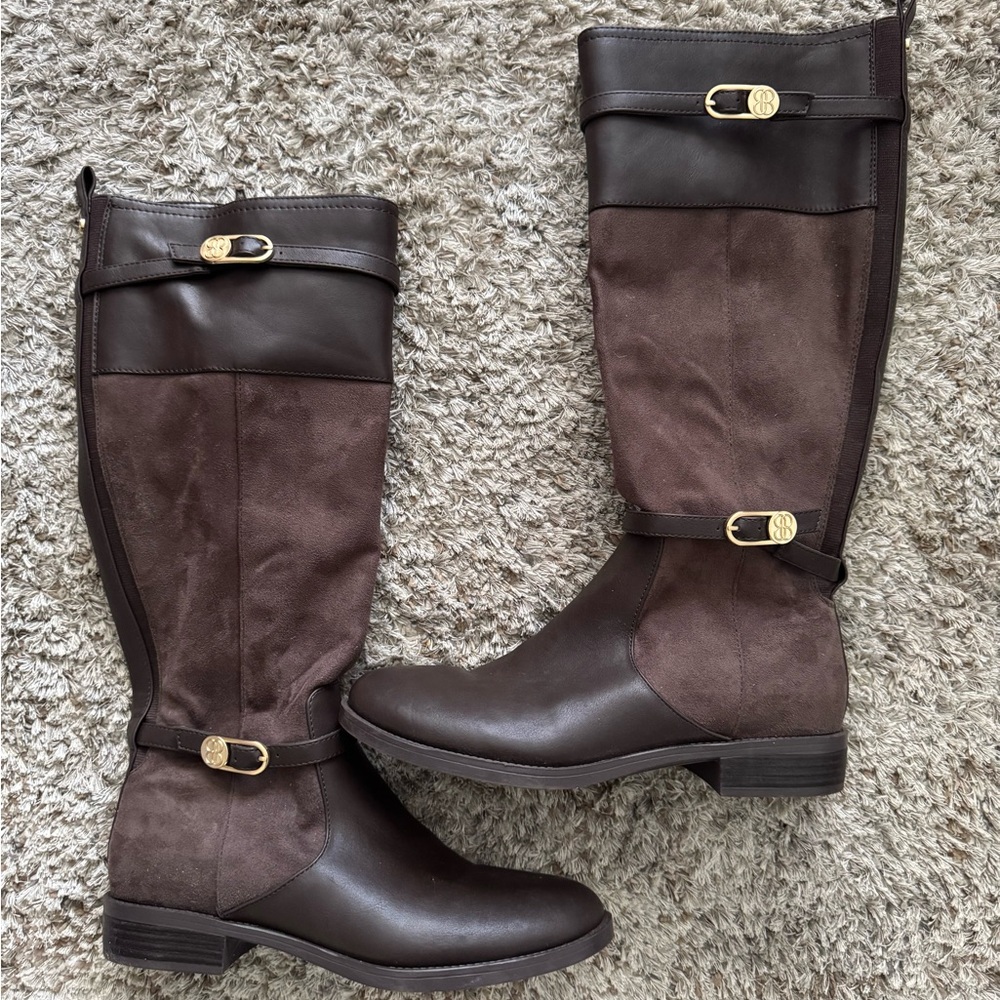 Bandolino Brown Tall Riding Boots – Size 9M